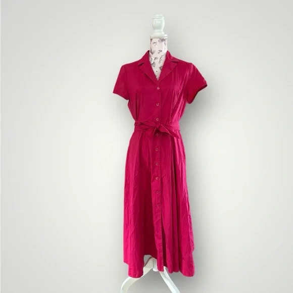 J. Peterman Short-Sleeve 1947 Dress - Picture 3 of 4